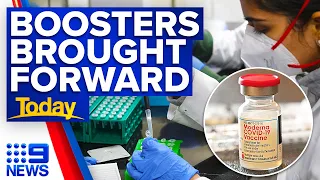 COVID-19 booster shots brought forward to five-month mark | Coronavirus | 9 News Australia