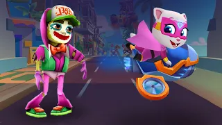 WHO IS THE BEST? JAKE ZOMBIE from SUBWAY SURFERS or TALKING ANGELA HERO? - LITTLE MOVIES 2020