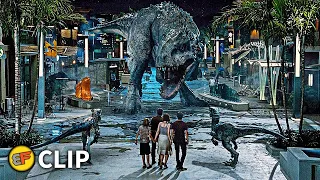 Raptors vs Indominus Rex - Final Battle Scene | Jurassic World (2015) Movie Clip HD 4K