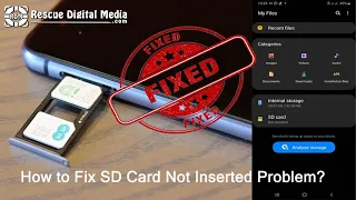 How to Fix SD Card Not Inserted Problem? | Working Solutions| Rescue Digital Media