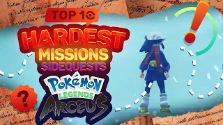 Top 10 HARDEST Quests In Pokémon Legends Arceus