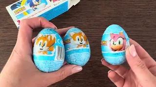 Sonic The Hedgehog 3 Surprise eggs Unpacking #zaini #unboxing #notalking #asmr