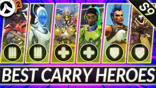 NEW SOLO CARRY HEROES LIST - The 9 Best MAINS to DOUBLE Your Rank - Overwatch 2 Season 9 Guide