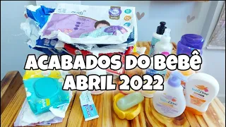 ACABADOS DO BEBE ABRIL 2022 - (2 anos e 7 meses)