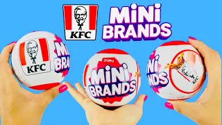 Opening New Mini Brands KFC Series!!! Hunting for GOLDEN CHICKEN BUCKET 💛💛💛