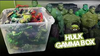 GAMMA MISTERY BOX ( TODA MI COLECCION MARVEL LEGENDS GAMMA) HULK