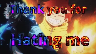 MHA - dabi/ touya (AMV) thank you for hating me (citizen soldier) requested by Fullmetal