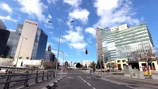 Driving in South Tel Aviv ISRAEL 2020  נסיעה בדרום תל אביב ישראל