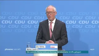 Klaus Schüler zum kommenden Parteitag der CDU und der Wahl des Parteivorsitzes am 26.11.18