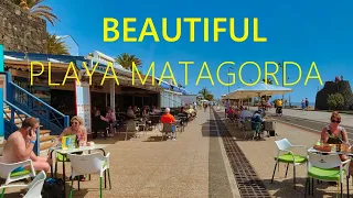 Playa Matagorda LANZAROTE Spain 2024 🇪🇸 🔴 NEW Beautiful Walking Tour in Puerto del Carmen [4K UHD]