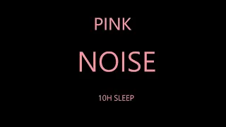 Pleasant Pink Noise with Black Screen for Sleeping White Noise 10 Hours No Ads Sleep Sounds #sleep