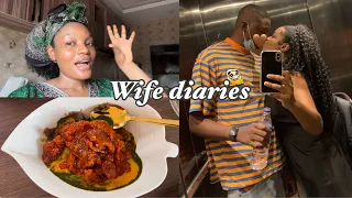How I keep my husband happy and appreciated✨|cooking amala & ewedu for the first time| wife diaries