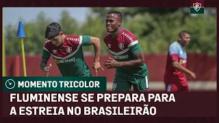 VAMOS LUTAR POR MAIS ESSA TAÇA! FLUMINENSE TREINA FORTE PARA A ESTREIA NO BRASILEIRÃO