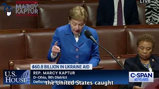 Congresswoman Kaptur Floor Speech Urging Passage Of Aid For Ukraine And Our Allies Around Globe