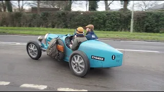 Pur Sang Bugatti Type 35 leaving a car show