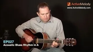Acoustic Blues Rhythm Guitar Lesson: Fingerstyle - EP027