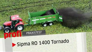 Polnischer Wirbelwind: Sipma Miststreuer RO 1400 Tornado | profi #Praxistest