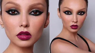 Modern Femme Fatale Makeup | Hung Vanngo