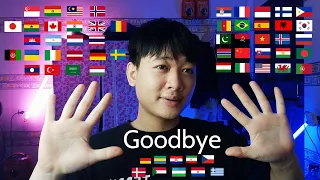 ASMR in 40 Languages! 🌎Say ''Goodbye''