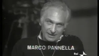 La prima Tribuna politica di Marco Pannella