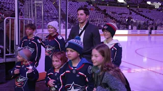 Columbus Blue Jackets celebrate Hockey Fights Cancer Night at Nationwide Arena