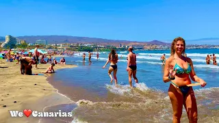 Gran Canaria Playa del Ingles Boardwalk + Beach | We❤️Canarias