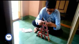 How to make a pyramid with UNO Cards || Lockdown || Creations from Home.