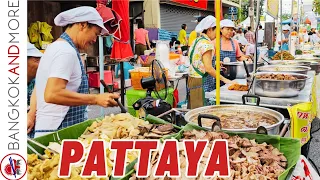 PATTAYA Walking Street at Naklua Market - Walk & Eat Festival 2023