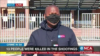 Crime in SA | 13 people were killed in Khayelitsha shooting