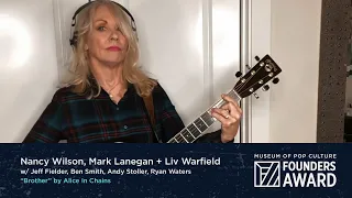 Nancy Wilson, Mark Lanegan & Liv Warfield - "Brother" by Alice In Chains | MoPOP Founders Award 2020