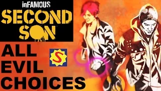 All Evil Choices & Ending - Infamous: Second Son