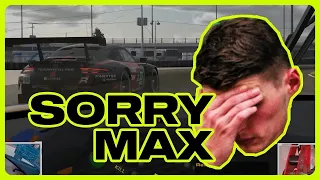 I'M SO SORRY MAX // Daytona iRacing