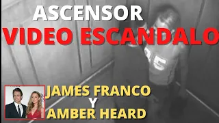 VIDEO ESCANDALO DE JAMES FRANCO Y AMBER HEARD -Video Shows Amber Heard & James Franco in Elevator