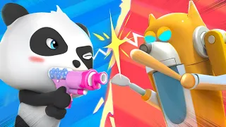 Magical Chinese Characters Ep 4 - Kiki vs Robot Dog | BabyBus TV - Kids Cartoon