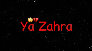 Ya Zahra | Noha | #shorts | Aye meri bibi | Irfan haider