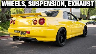 First Mods to the R34 Skyline!