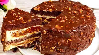 Snickers cake that melts in your mouth! Simple and very tasty!