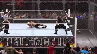 WWE 2K15 - Edge Vs Roman Reigns, Epic Match, Hell In The Cell Highlights