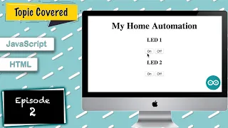 Home Automation via HTML page on ESP32 or NodeMCU board