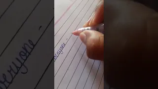 Writing with hauser xo fountain pen of 60 inr #paisa #trending #viral #study #shorts