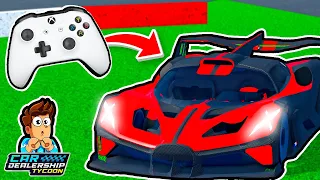 I Used A Xbox Controller On Car Dealership Tycoon PC! (Better Than Keybord?)