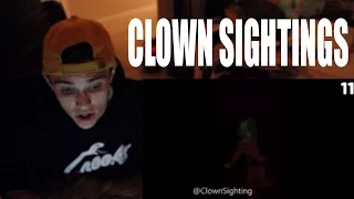 Top 15 Scariest Clown Sightings Videos REACTION | HALLOWEEN SPECIAL