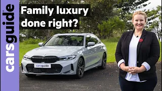 Is base spec best? 2023 BMW 3 Series review: 320i sedan | Family of 3 tests Mercedes-Benz C200 rival