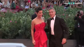 George Clooney & Sandra Bullock on the Red Carpet (70th Venice International Film Festival)