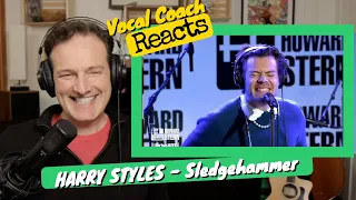 Vocal Coach REACTS - HARRY STYLES "Sledgehammer" (LIVE on Howard Stern Show)