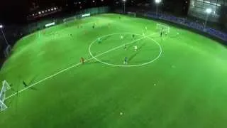 Съёмка ночного футбола Peña Fondo Ruso на DJI Phantom 2