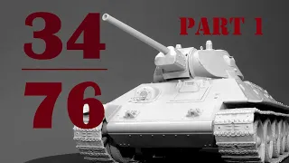 Building "Dragon" 1:35 Scale T-34/76 tank for "Operation Barbarossa" diorama