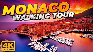 MONACO 4K - City ​​of Millionaires -   Walking Tour 4K Ultra HD Footage