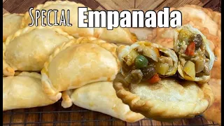 CHICKEN EMPANADA [ 2 ways to cook fry & oven baked]