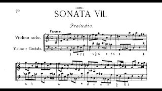 A. Corelli - Violin Sonata in D minor Op.5 No. 7 - Score